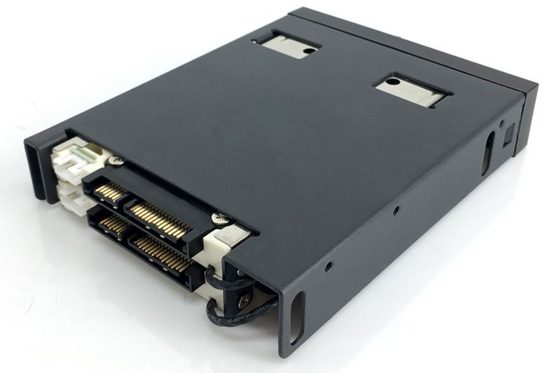 5寸双层sata6gbpshdd/ssd软驱位硬盘盒抽取盒