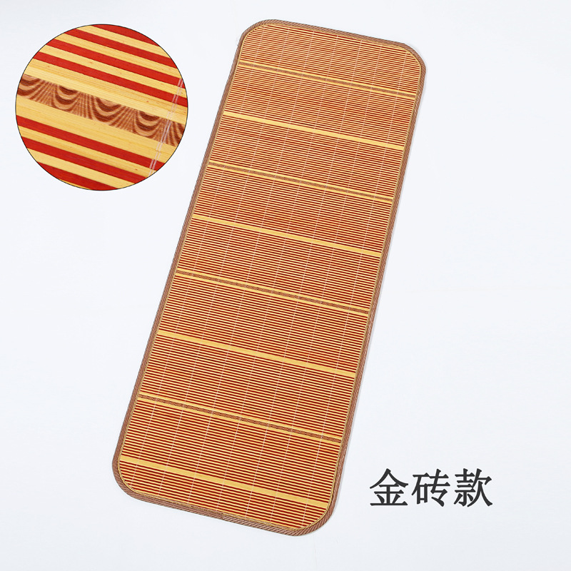 Factory Direct Sales Double-Sided Carbonized Children's Summer Mat Student Kindergarten Nap Bamboo Mat Wholesale Children's Mat Baby Mat