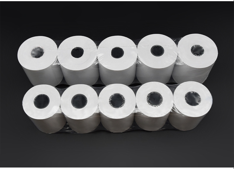 现货批发 57*50超市热敏收银纸 pos机收款热敏收银纸外卖打印纸