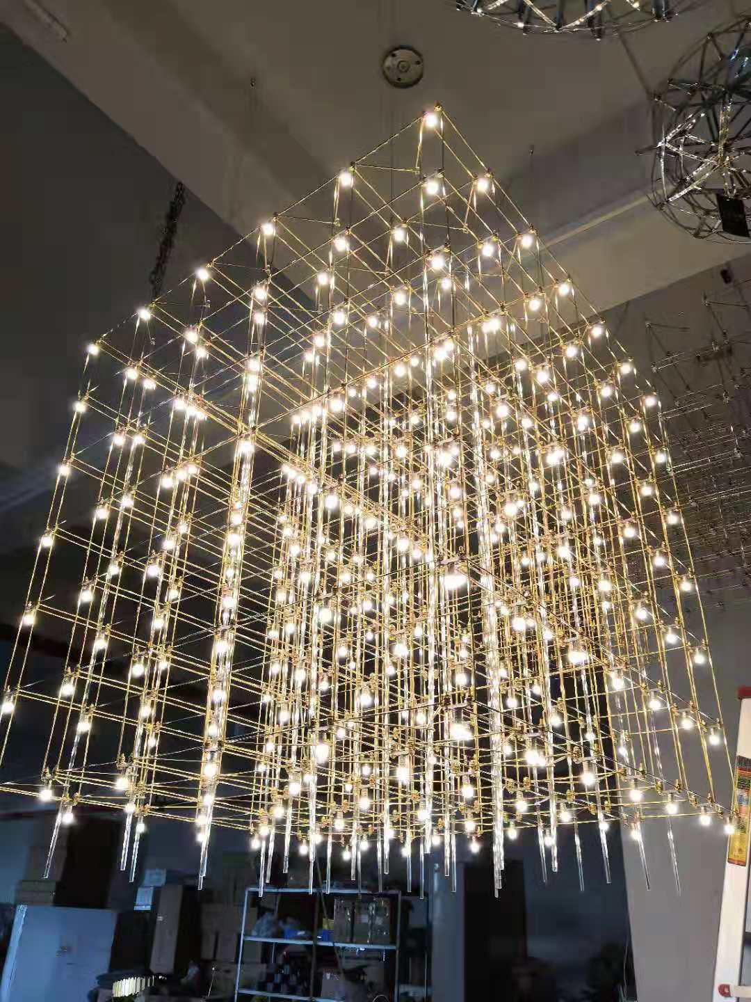 光立方灯珠 满天星灯珠0.8wled12v灯珠现代吊灯配件满天星售楼部