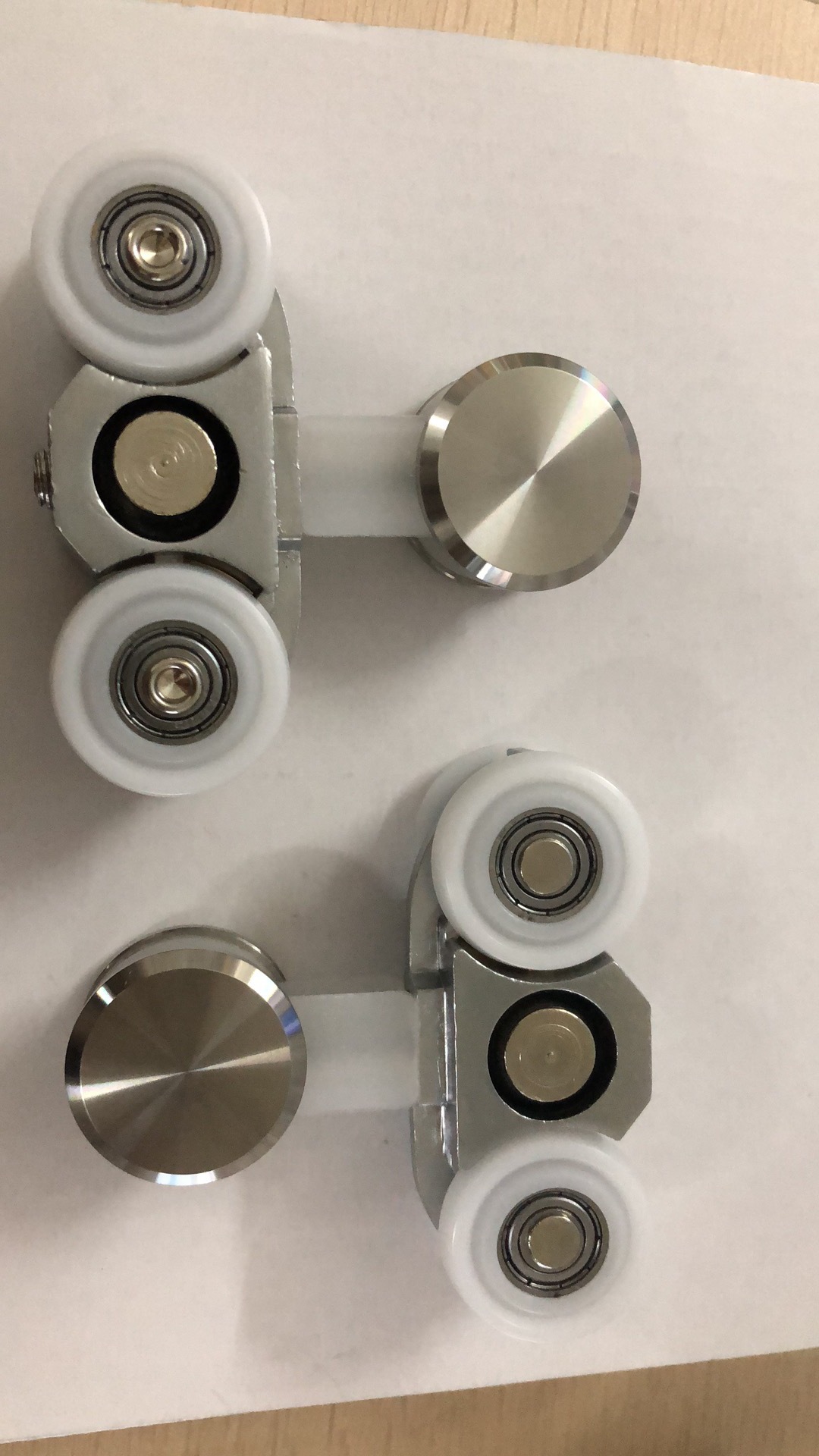 生产厂家钢化玻璃门吊轮不锈钢浴室平移门吊轮推拉门滑轮