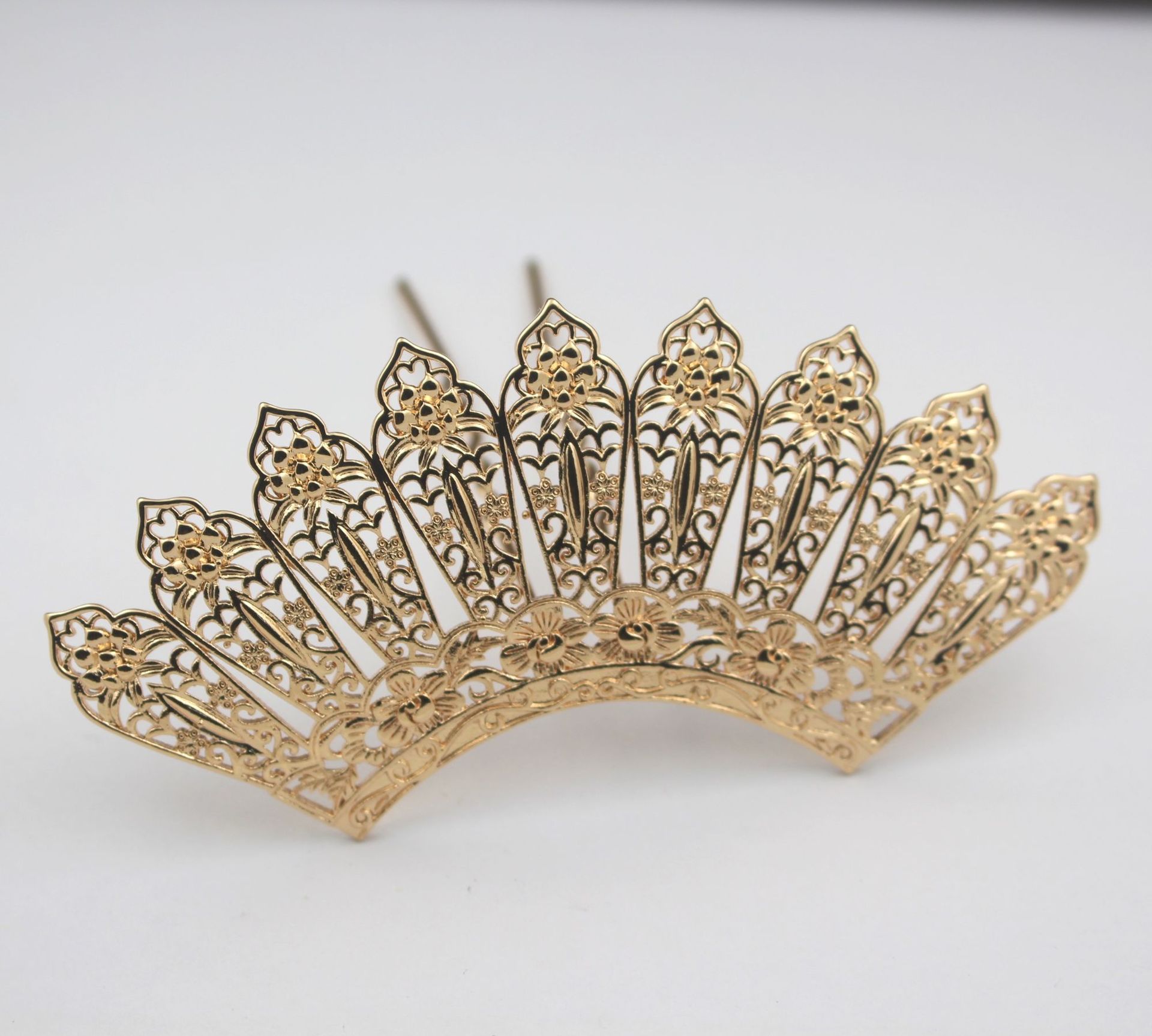 古风饰品配件 铸铜佛帽发冠毗卢冠发钗 发簪发饰材料