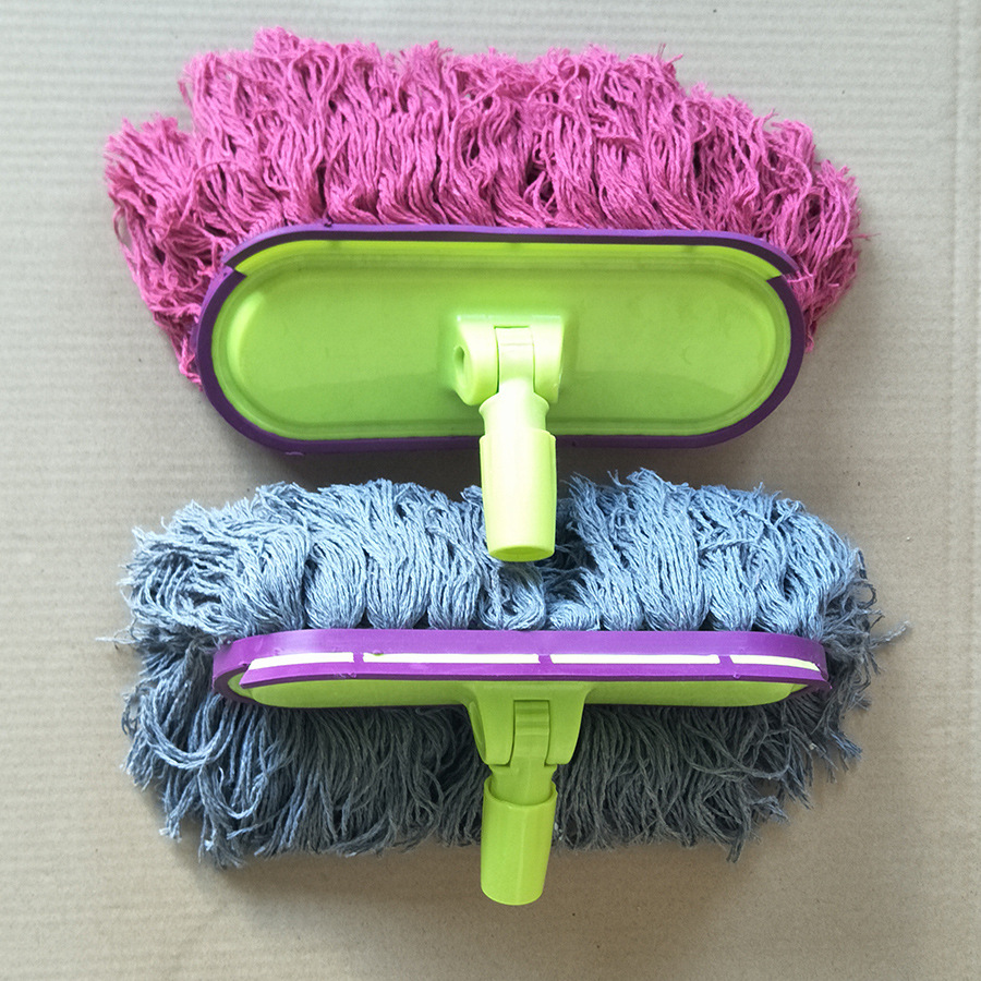 经销批发伸缩杆汽车洗车刷 玫红色棉线洗车刷 家用洗车拖把