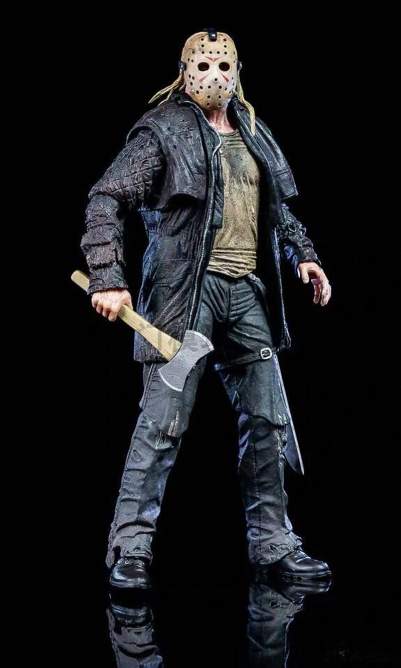 neca39720黑色星期五13号2009版杰森杀人狂版可动人偶模型