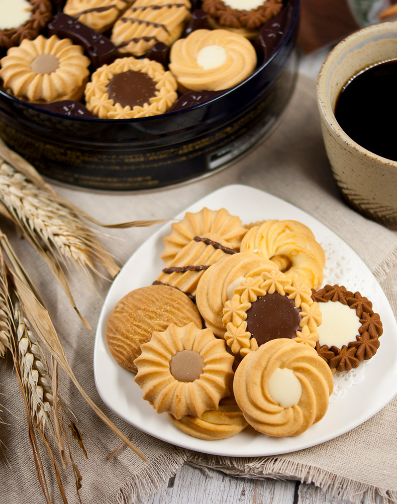 日本进口 波路梦奶油曲奇 布尔本 bourbon百邦 什锦曲奇饼干317克