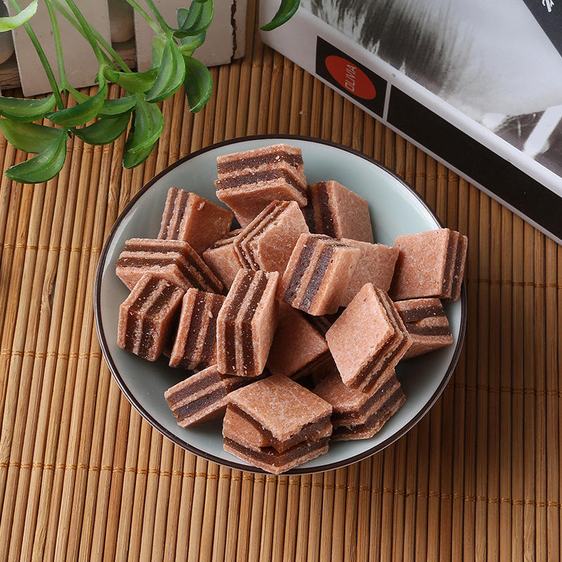 厂家绿香园 山楂夹心山楂片菱形山楂零食休闲食品