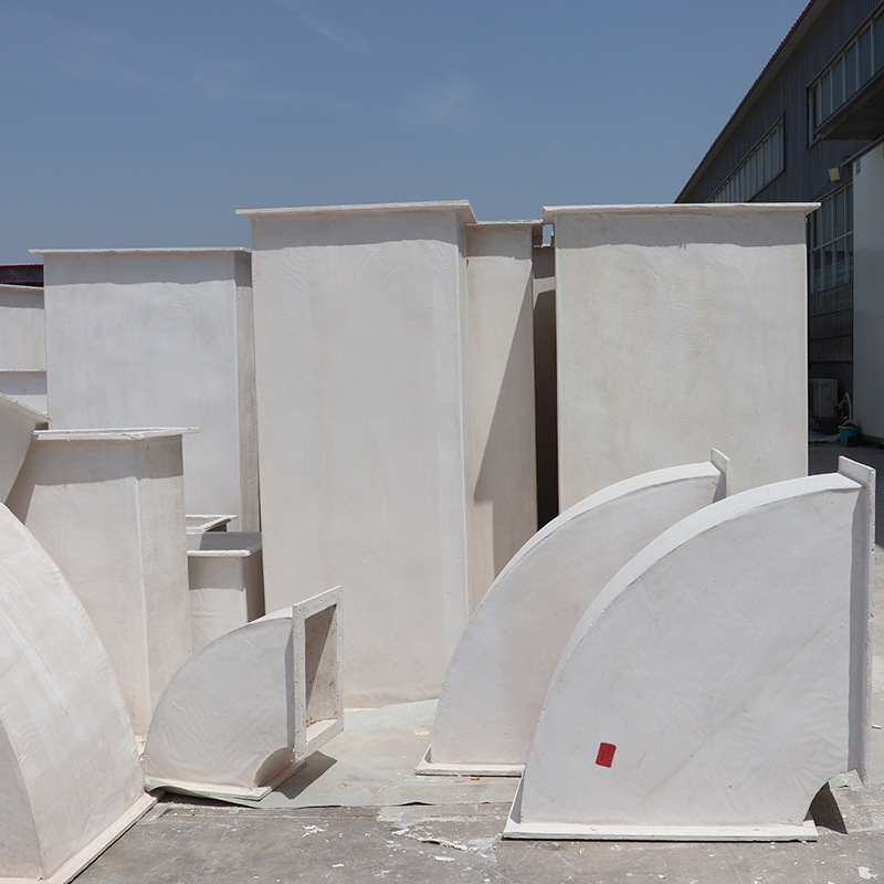 不燃型无机玻璃钢风管管道厂家 防火通风消防排烟矩形玻璃钢风管