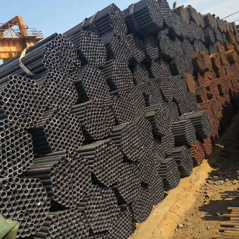 出厂低价格 圆形黑铁管 折弯 不会变形 光滑圆管黑铁管