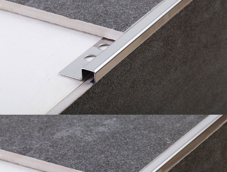 定制304不锈钢阳角线 装饰线条角线 瓷砖脚踢线 墙角修边线收边条