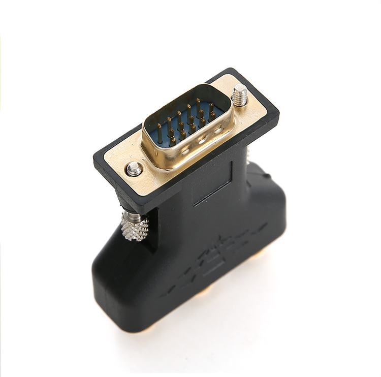 vga转色差头 vga转3rca vga转rca色差接头 vga转rgb 连接头