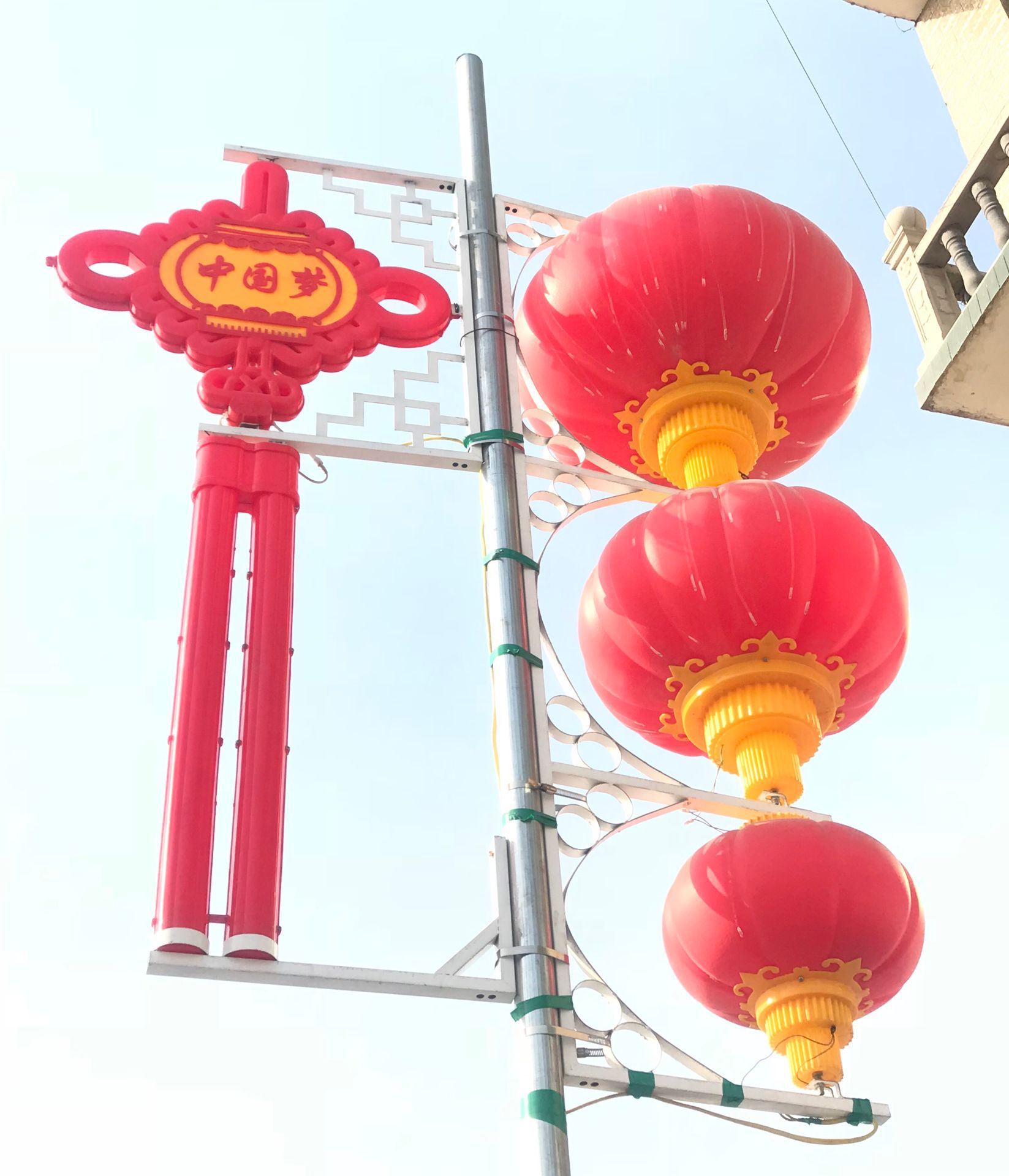 led户外灯笼防水防晒亮化景观灯市政发光灯笼工程路灯杆亮化灯笼