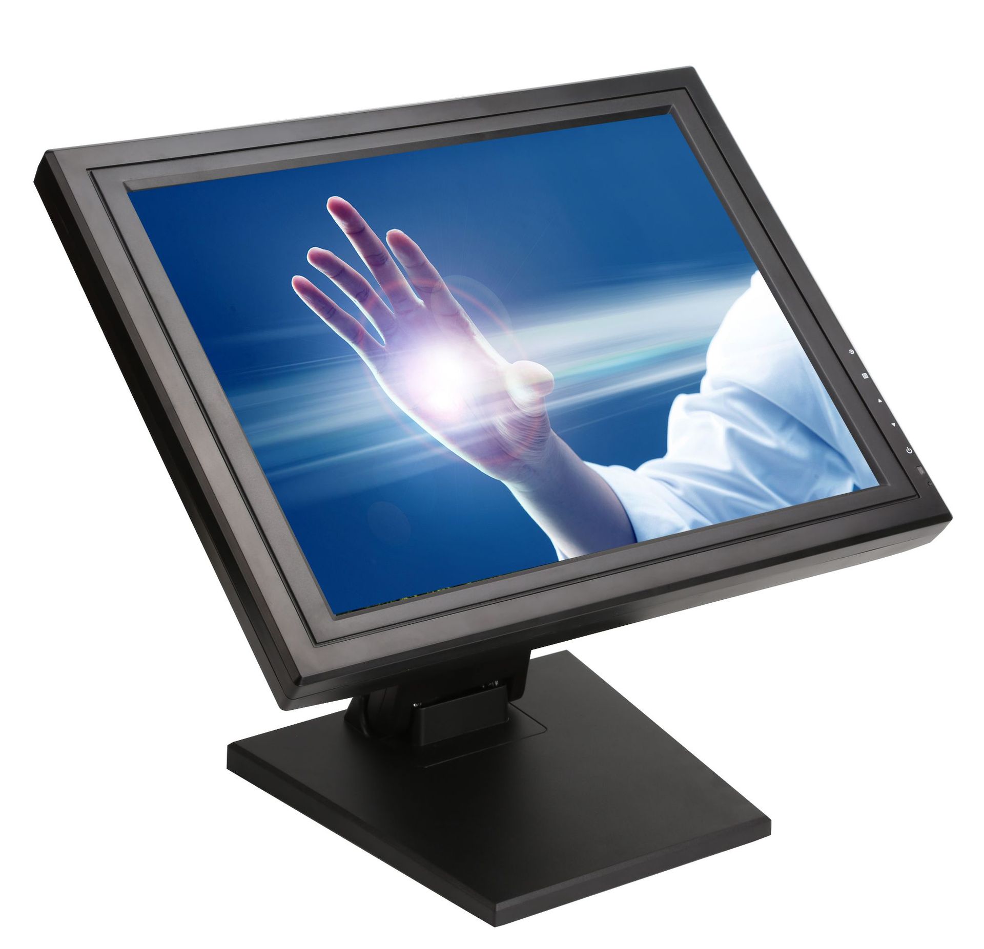 15寸17寸19寸电阻触摸显示器自助点餐收银瘦机专用可做树莓派系统