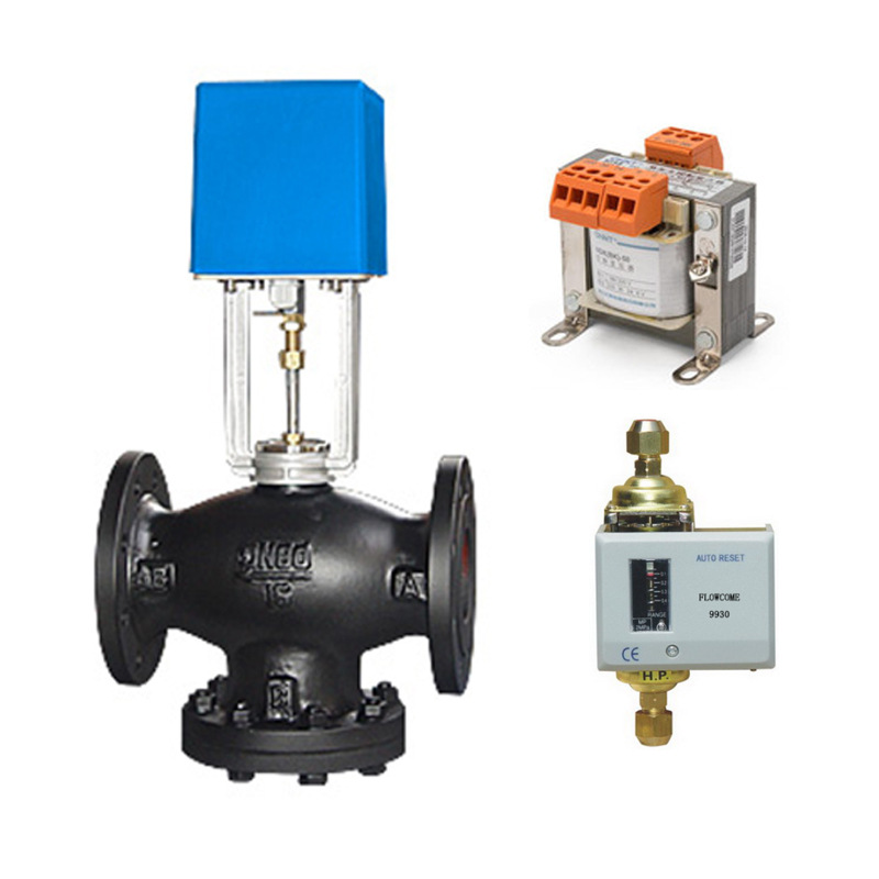 dn150 dn80 dn100 法兰电动水阀 开关型压差控制器 压差旁通阀