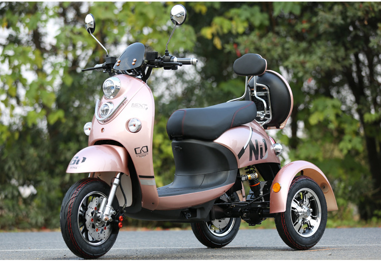 新款小龟王电动三轮车成人接送孩子女性家用 老年代步车72v电瓶车