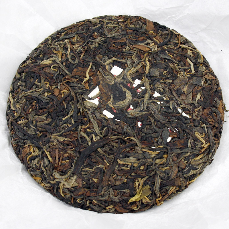 2021年滇红茶饼茶叶云南帕沙古树晒红茶200g小饼功夫红茶耐泡笋壳