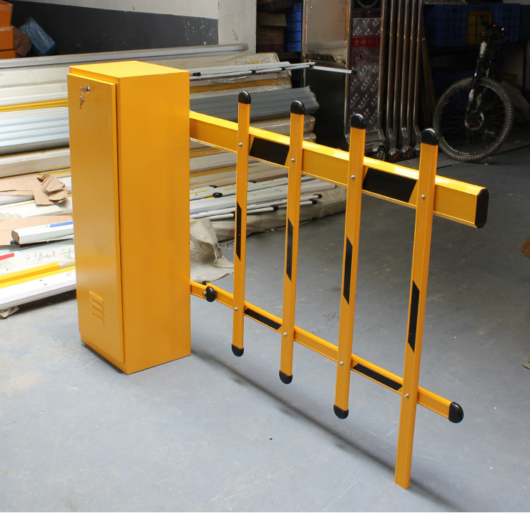 小区进门栅栏道闸门杆 门卫道闸栅栏升降杆 车辆自动起落道闸栏杆