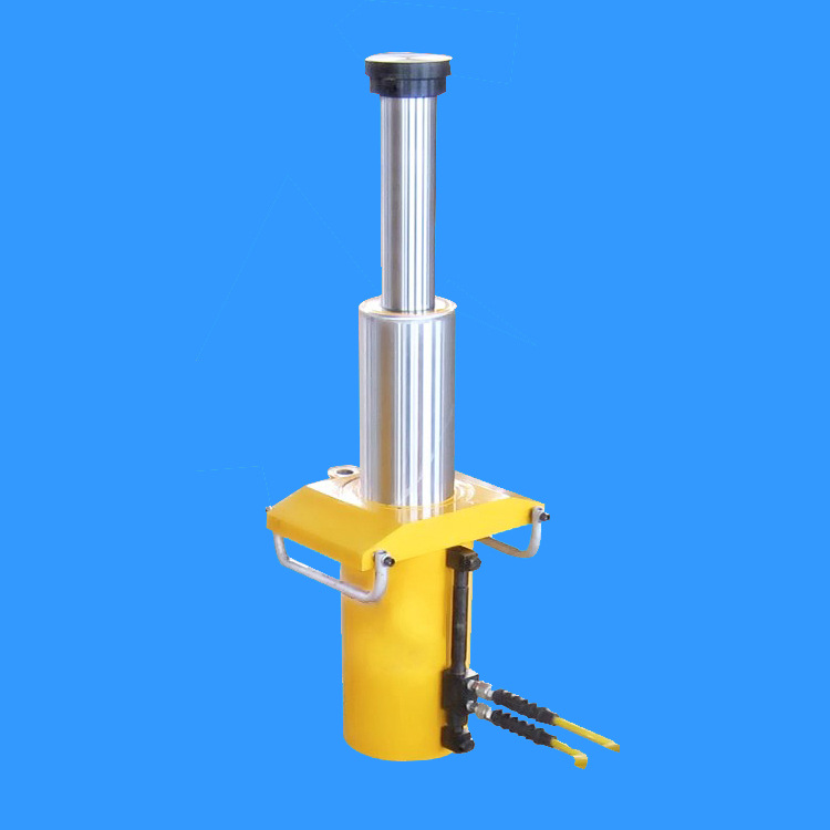 定制手动液压缸10吨多节液压油缸千斤顶提升机货梯登车用电动油缸