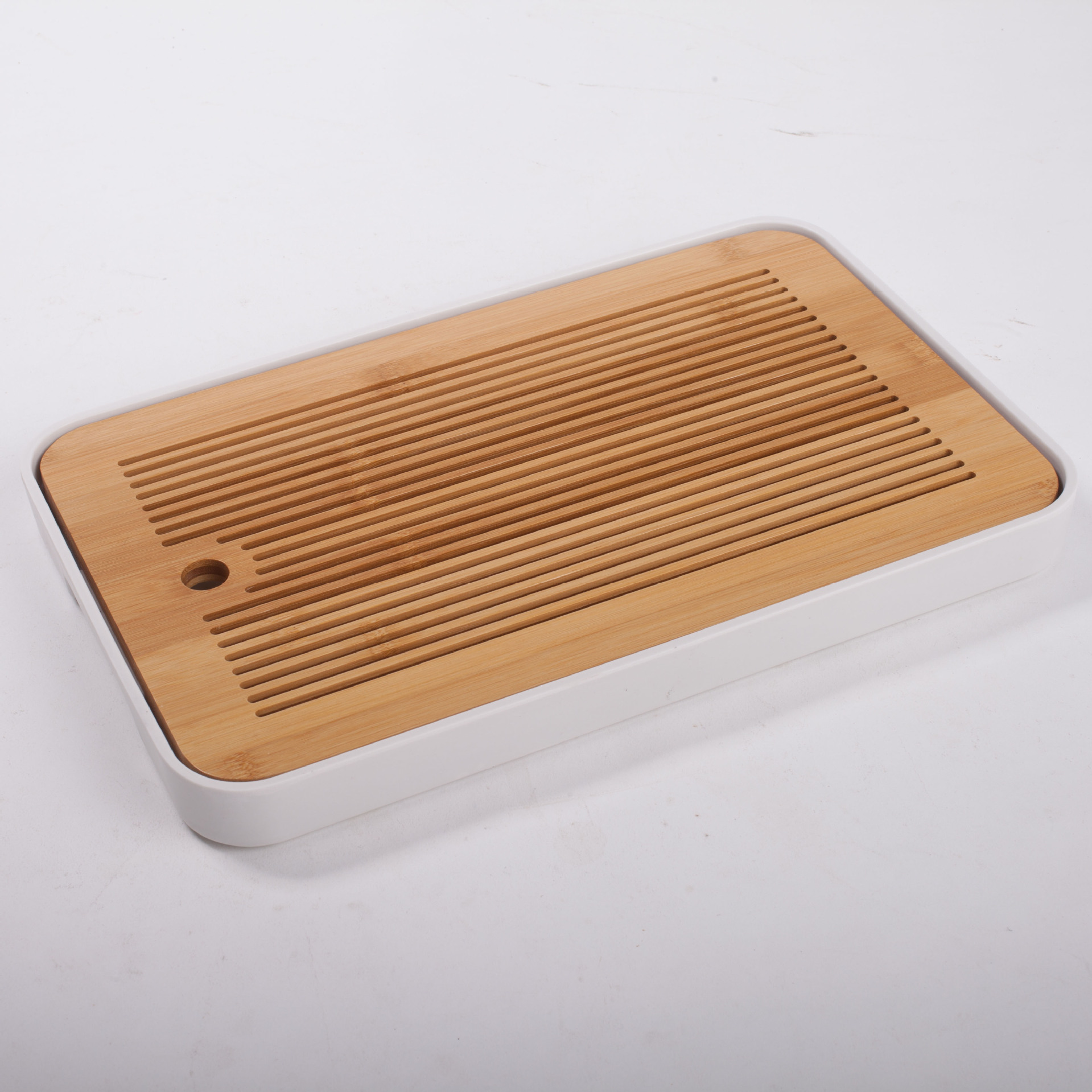 竹茶盘 底盘密胺盘 简约功夫茶具茶盘套装 迷你储水干泡小茶台