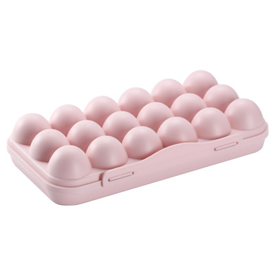 19 New Anti-Collision Damaged Egg Preservation Storage Box with Lid Snap-on Can Be Stacked 18 Grid Egg Storage Box Spot