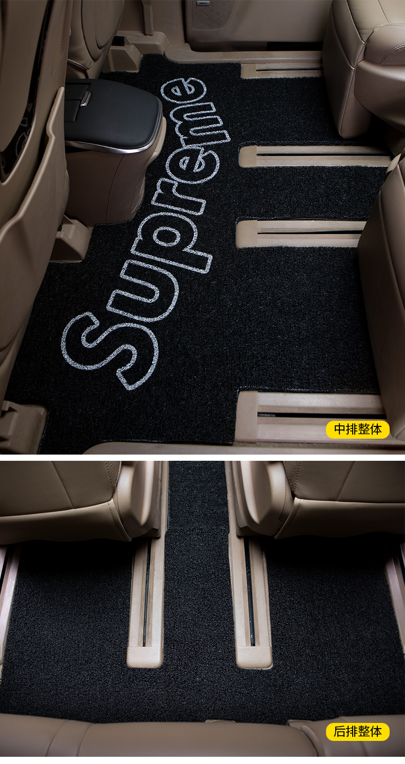 别克gl8丝圈脚垫全包围商务车7座七陆尊es地毯式经典款大前排专用