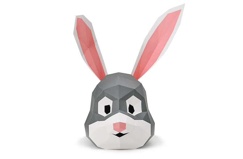 纸无限创意朱迪兔面具头套粉红派对气氛可爱文艺清新婚纱摄影烘托