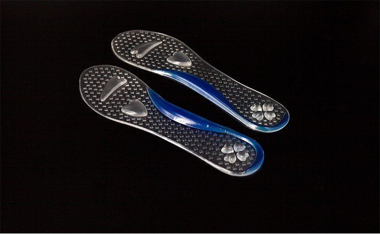 凝胶4d凝胶足弓全垫减震透气 分布型运动全掌软凝胶pu鞋垫 oemodm