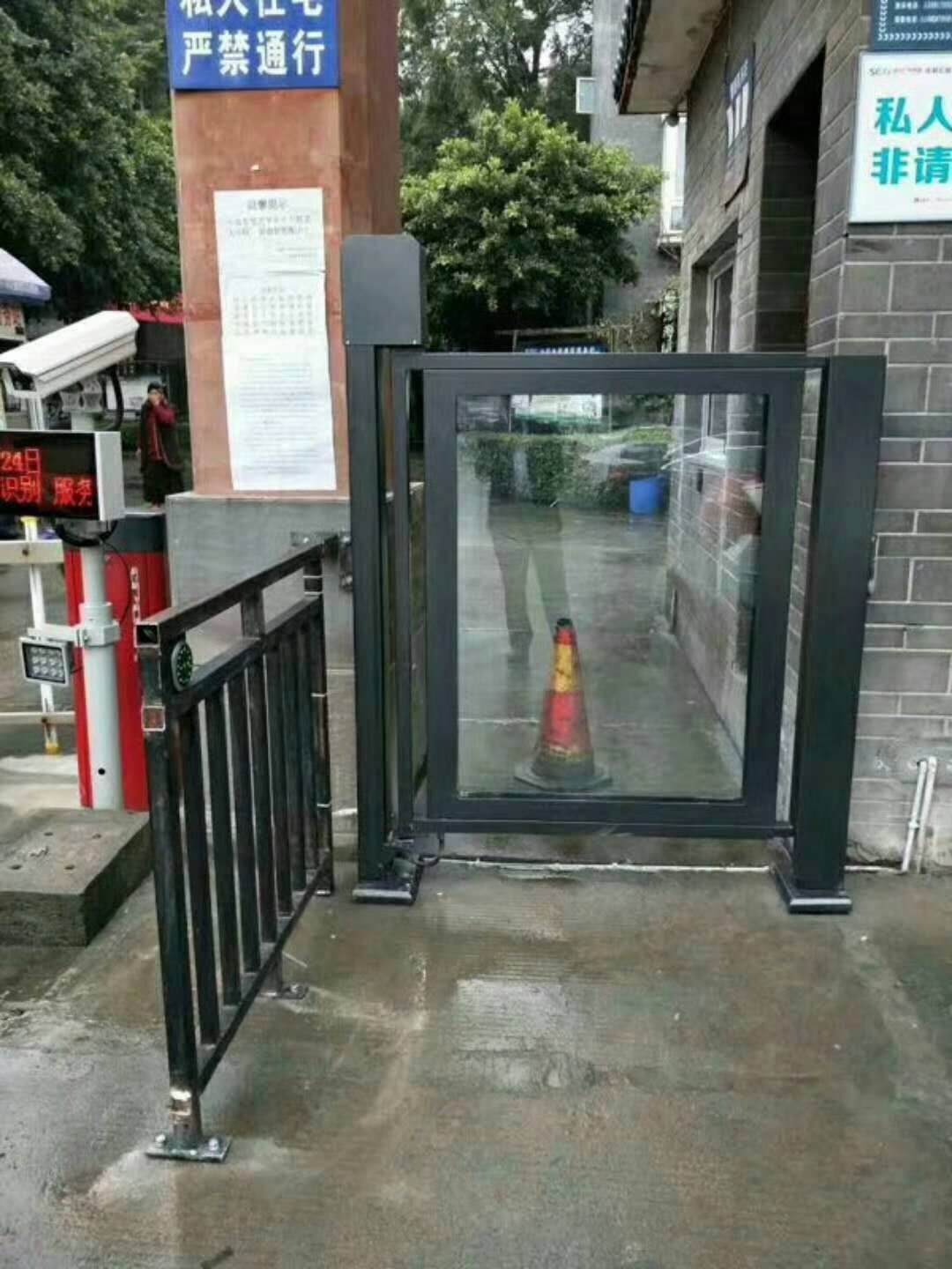抚州电动门禁系统小区伸缩广告门智能刷卡平开门人行通道自动小门