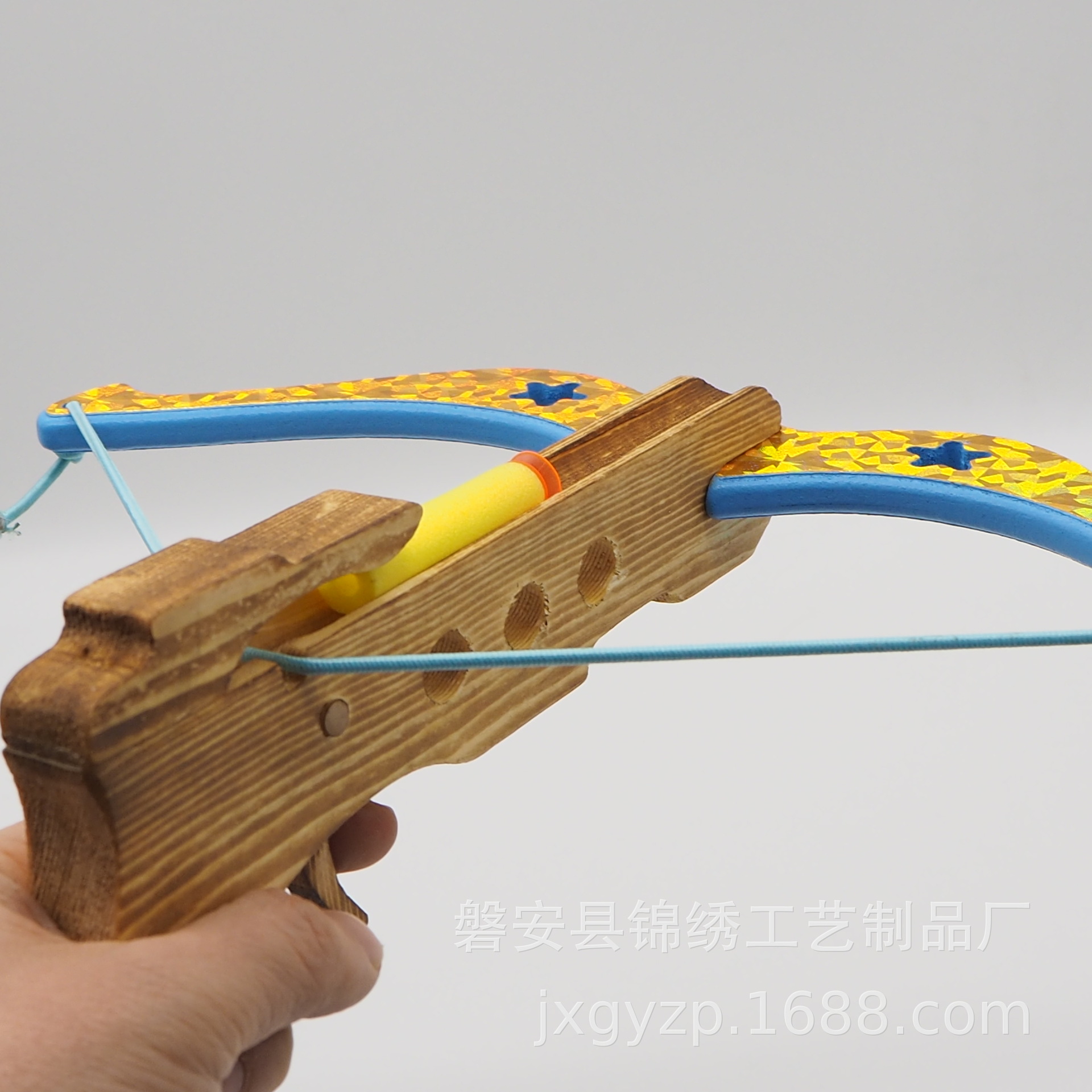 木制儿童玩具弩 eva软弹吸盘弩 泡沫弹射击射箭玩具 无杀伤力