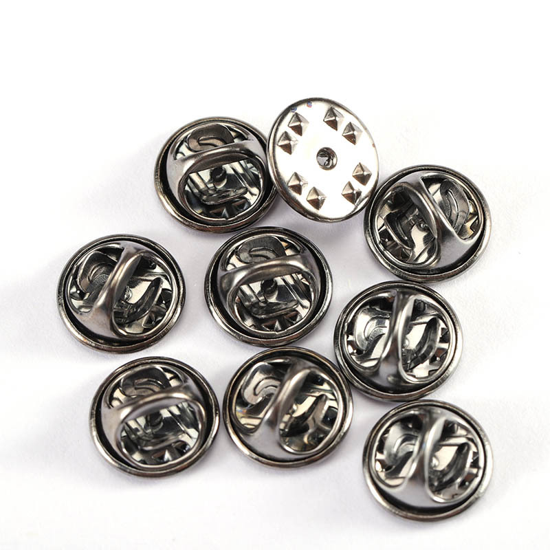 源头工厂供应优质蝴蝶扣 环保蝴蝶帽 刺马针胸针徽章diy饰品配件