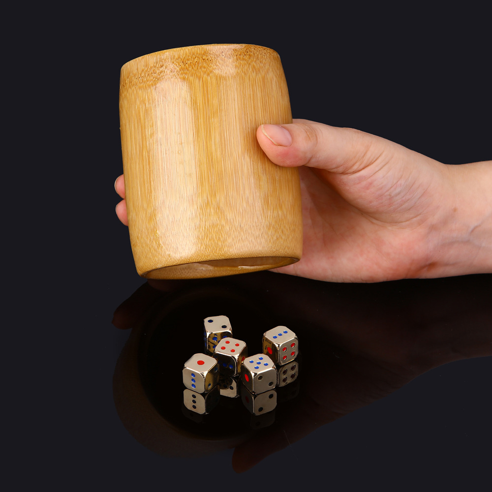 金属骰子银色古铜金色骰子筛子酒吧用品ktv麻将棋牌色子骰子色粒