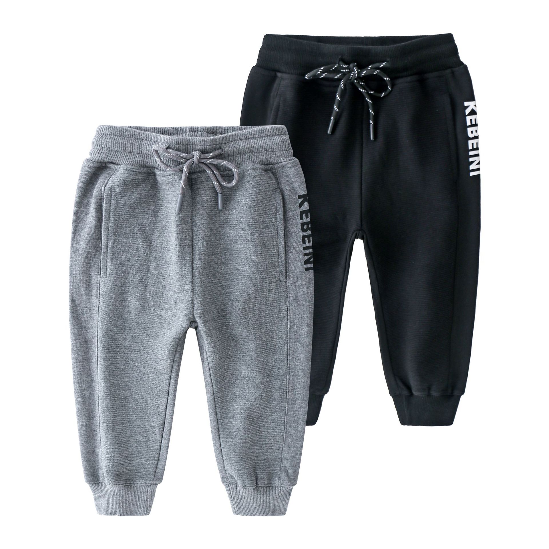 男童运动裤秋冬新款儿童裤子中小童长裤宽松休闲裤卫裤单裤春秋款