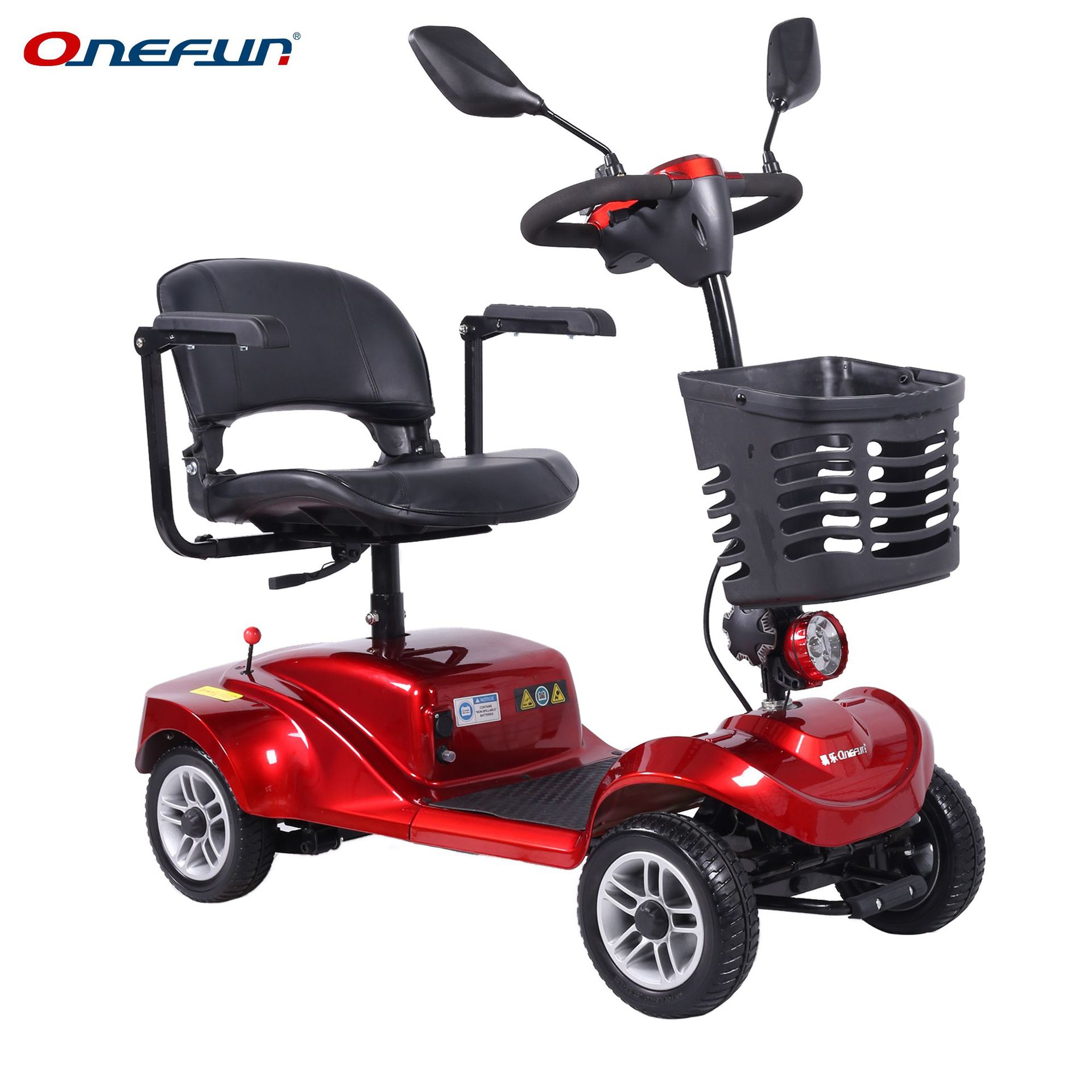 欧品电动四轮车成人电动车老年代步车折叠迷你大轮电动电瓶车小型