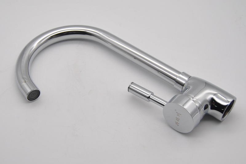 厨房水龙头全铜体尖三通卫浴厂家水槽菜盆龙头批发单孔冷热水龙头