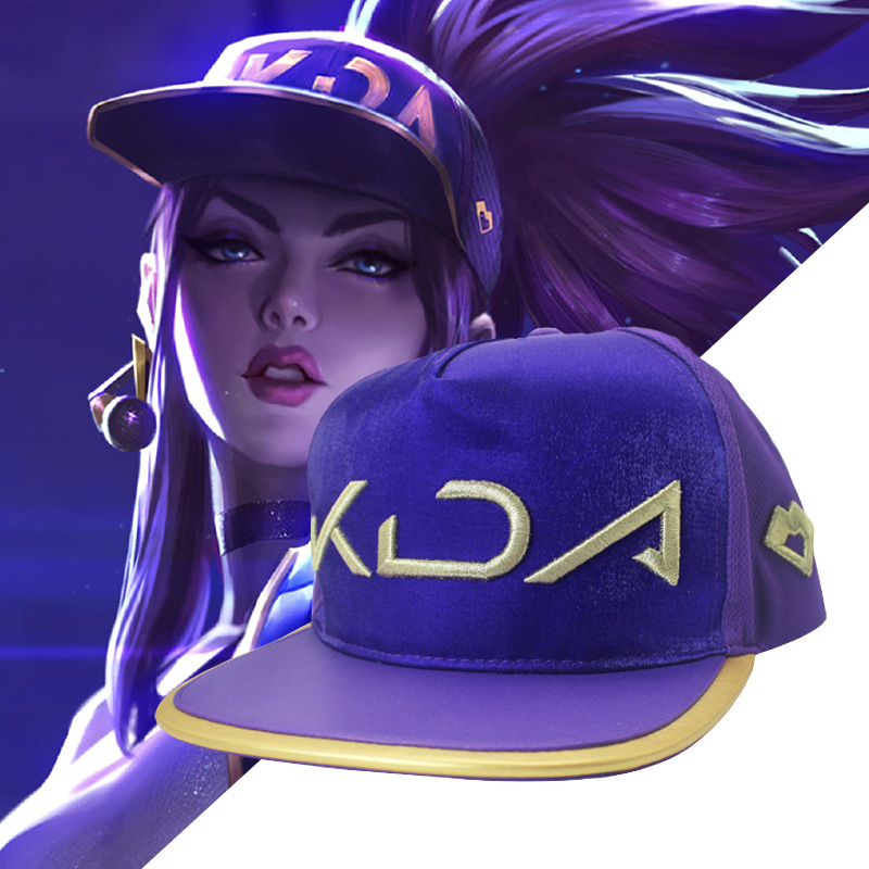 英雄lol周报联盟kda女团阿卡丽帽子二次元动漫游戏遮阳