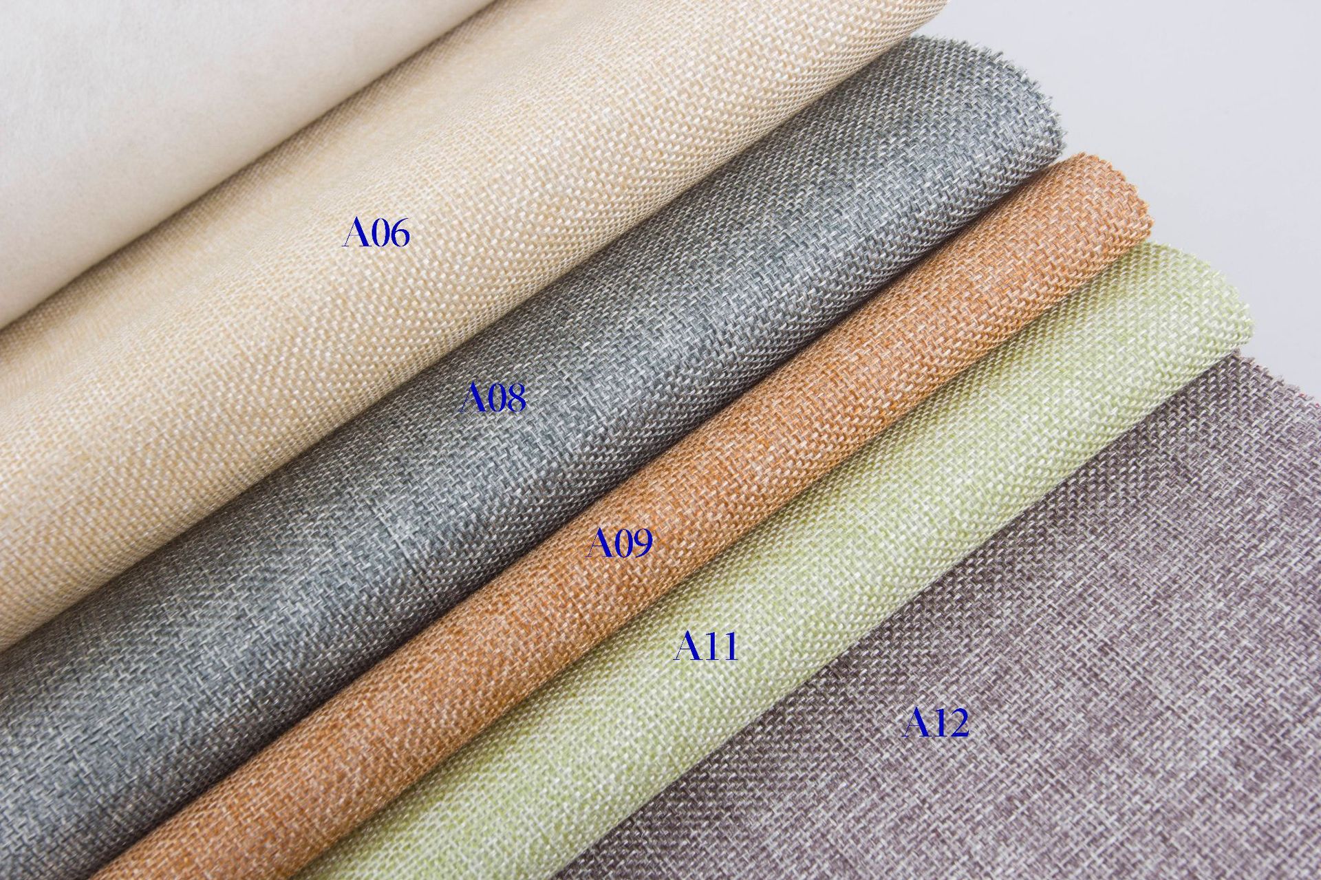 昕璧辉新品 隔热降噪绿色透气 精选中麻加厚底布墙布无缝壁布