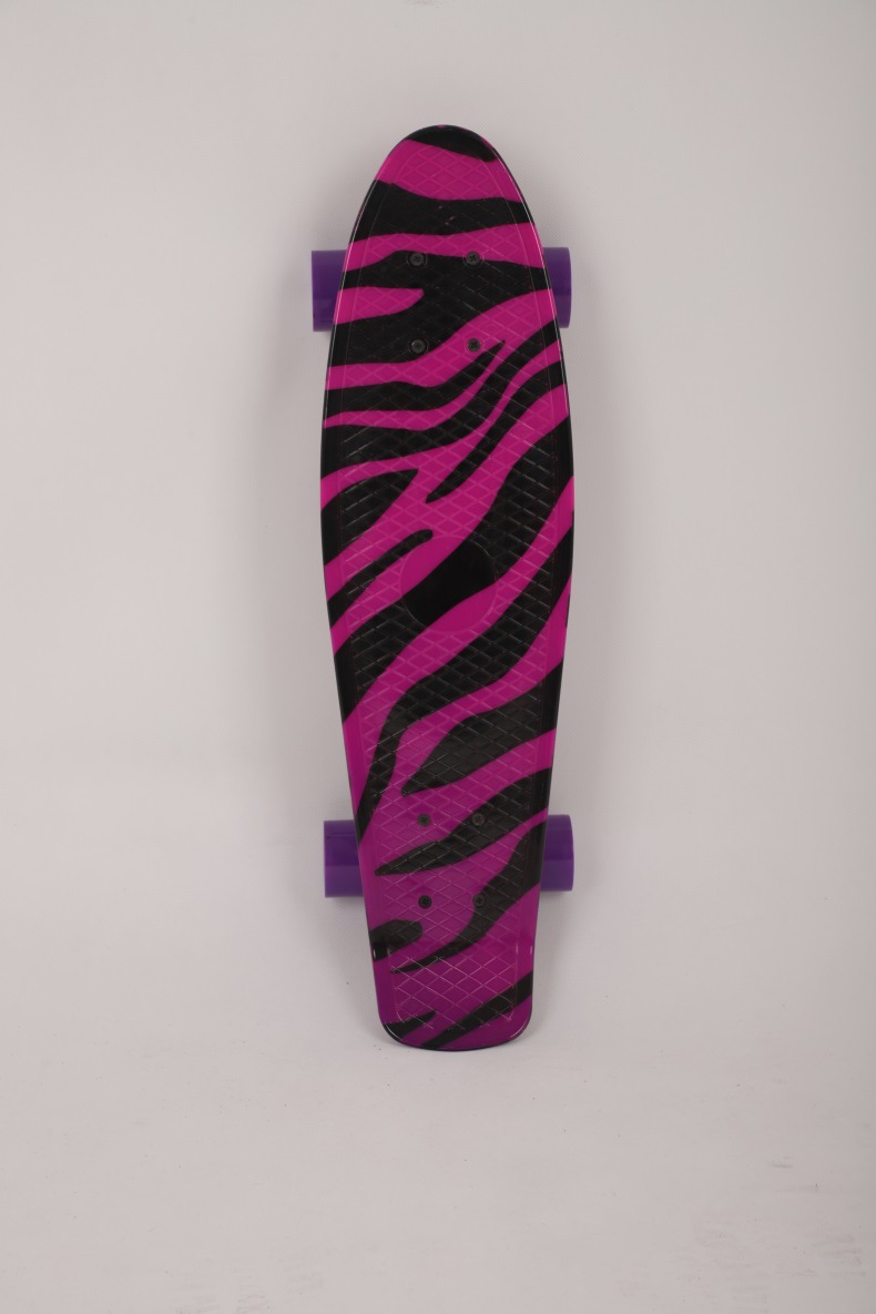 厂家直销pp小鱼板塑料小鱼板单翘四轮滑板鱼滑板成人儿童专业滑板