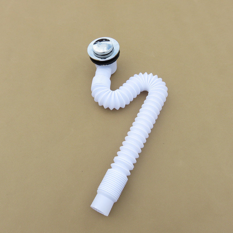 木桶浴缸全铜下水 弹跳芯脚踩式下水器排水器 浴缸淋浴房木桶配