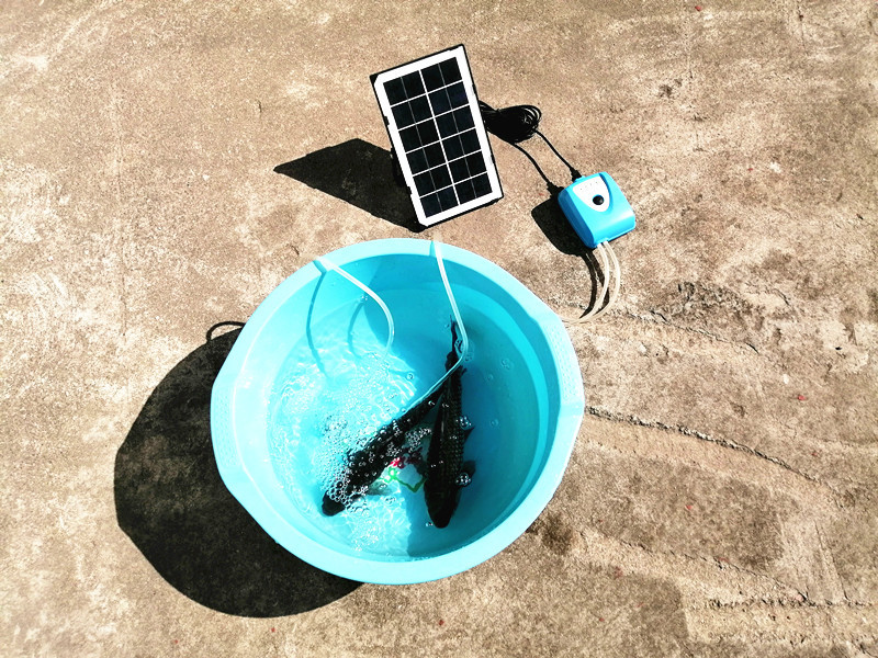 太阳能增氧泵家用充氧泵鱼缸增氧机超静音小型打氧机鱼缸氧气泵