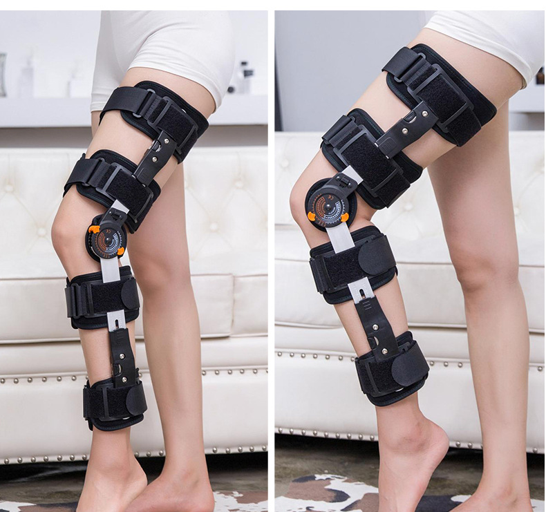 可调式膝关节固定支具支架骨折韧带拉伤支架矫正器膝盖助力器