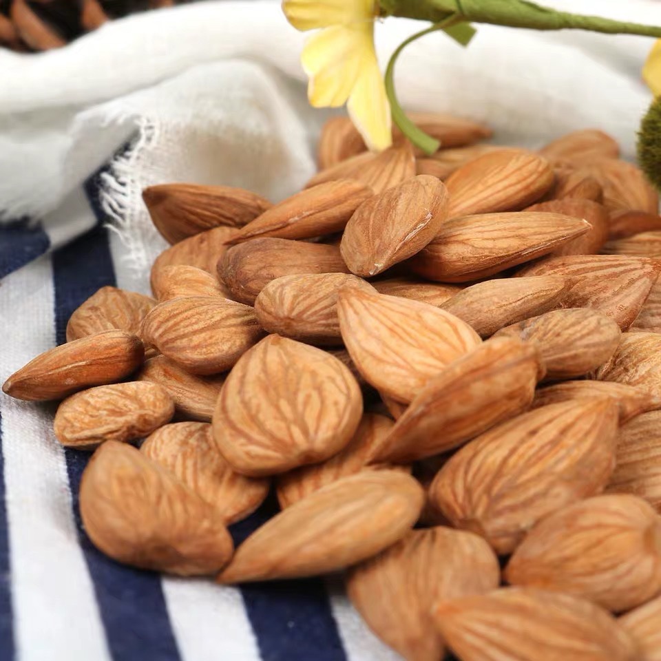 18年新货河北承德原味生南杏仁甜杏仁生杏仁一斤包邮非巴旦木杏仁