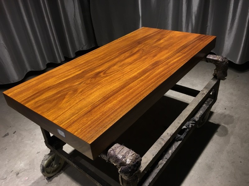 现货奥坎实木大板 全方 148-74-10原木简约办公桌茶桌厂家直销