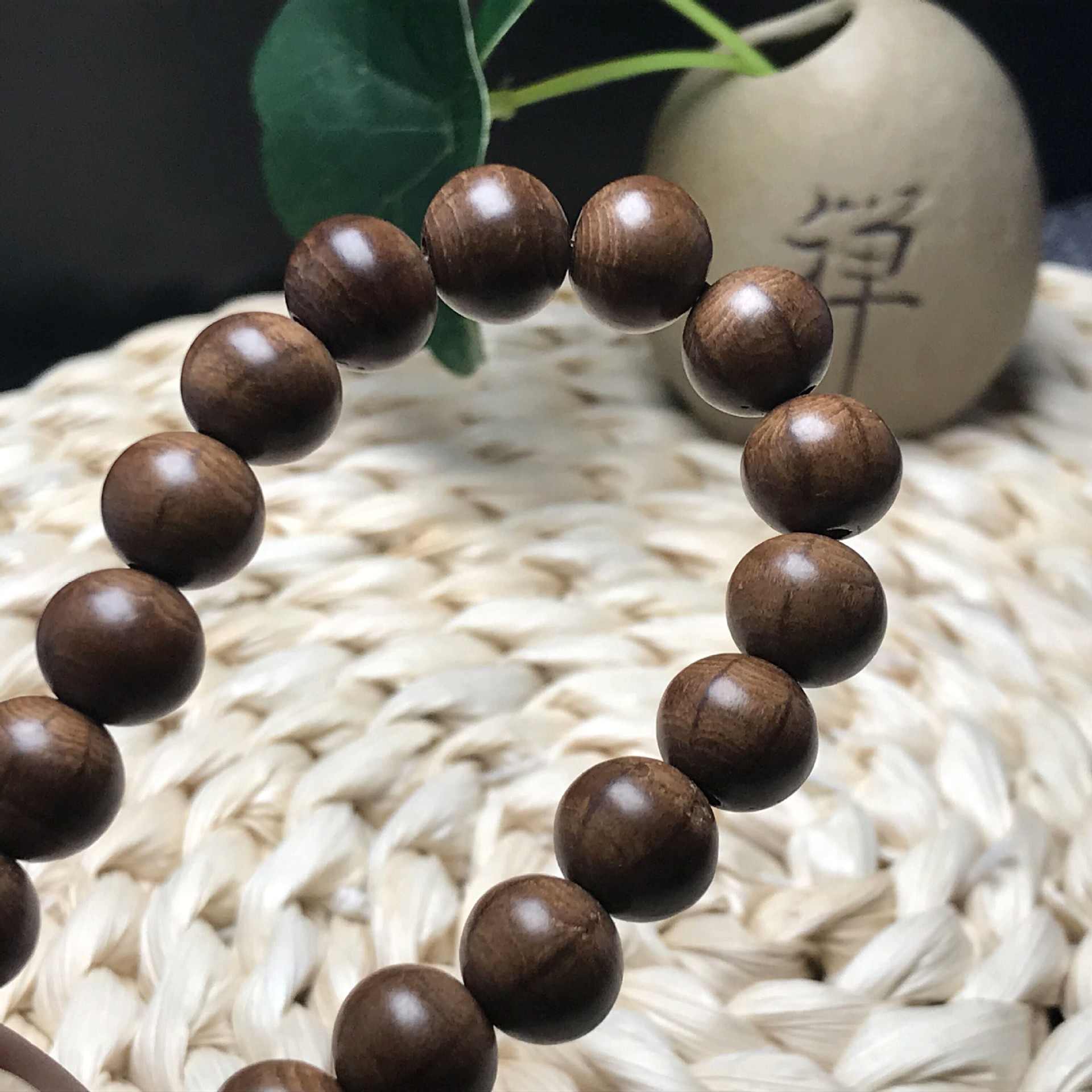 五台山藏式老料六道木108颗降龙木精品老料男女手持挂珠木质念珠