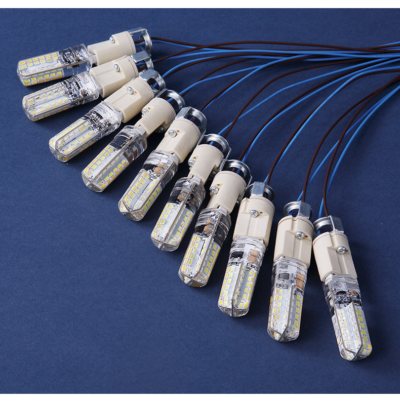 led节能灯泡g9光源暖光正白光中性光三色光节能家用照明7w灯泡