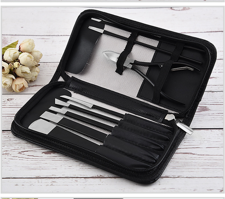 厂家直销修脚刀不锈钢修脚刀八件套甲沟修灰指甲刀家用修甲工具