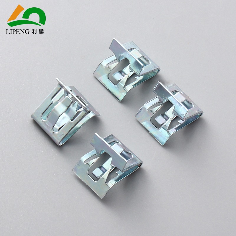 汽车底座螺母固定卡扣 金属紧固件卡子 通用螺母卡扣五金配件