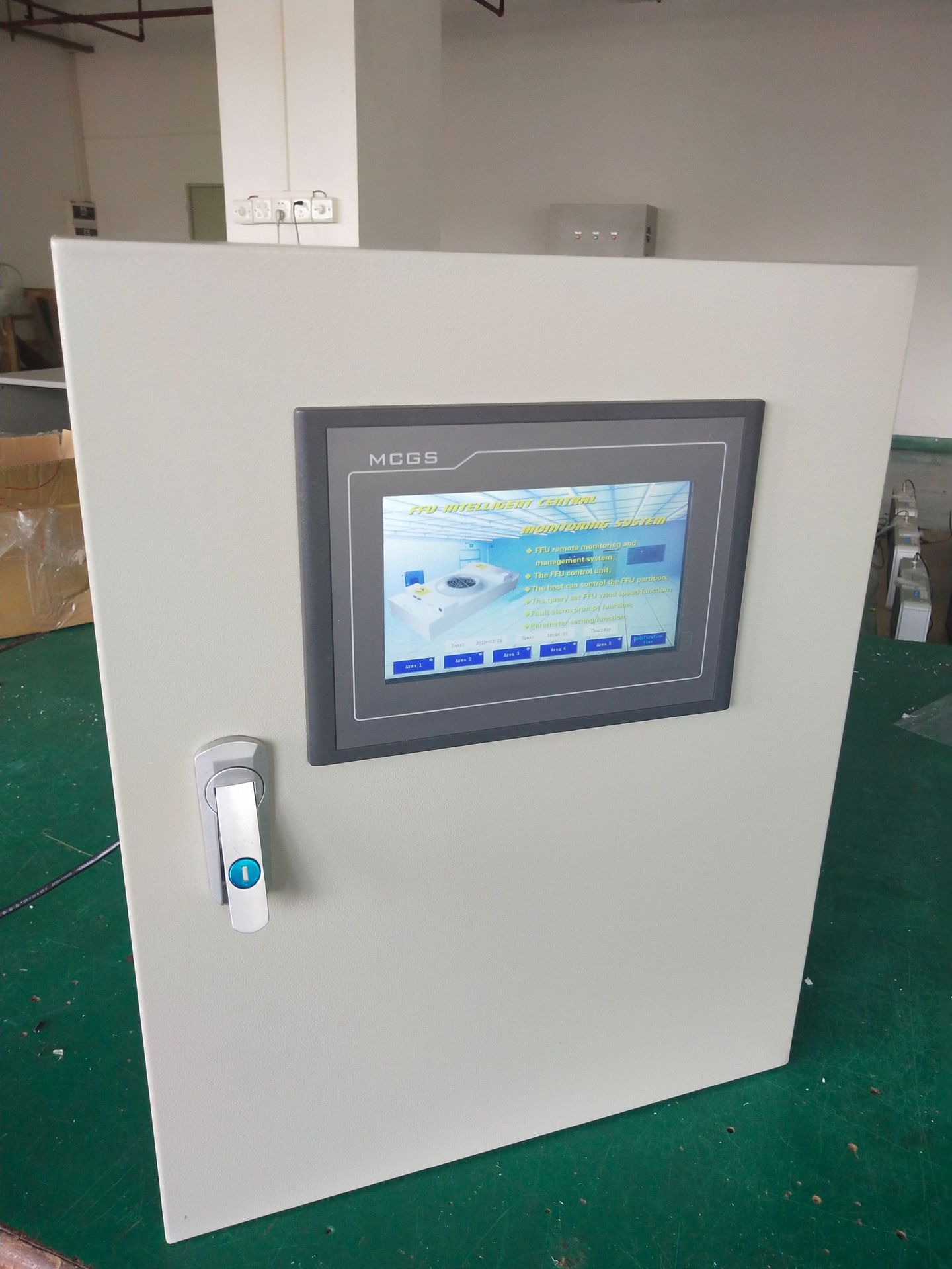 供应ffu监控器净化厂房专用ffu群控系统触屏式多功能风机控制器