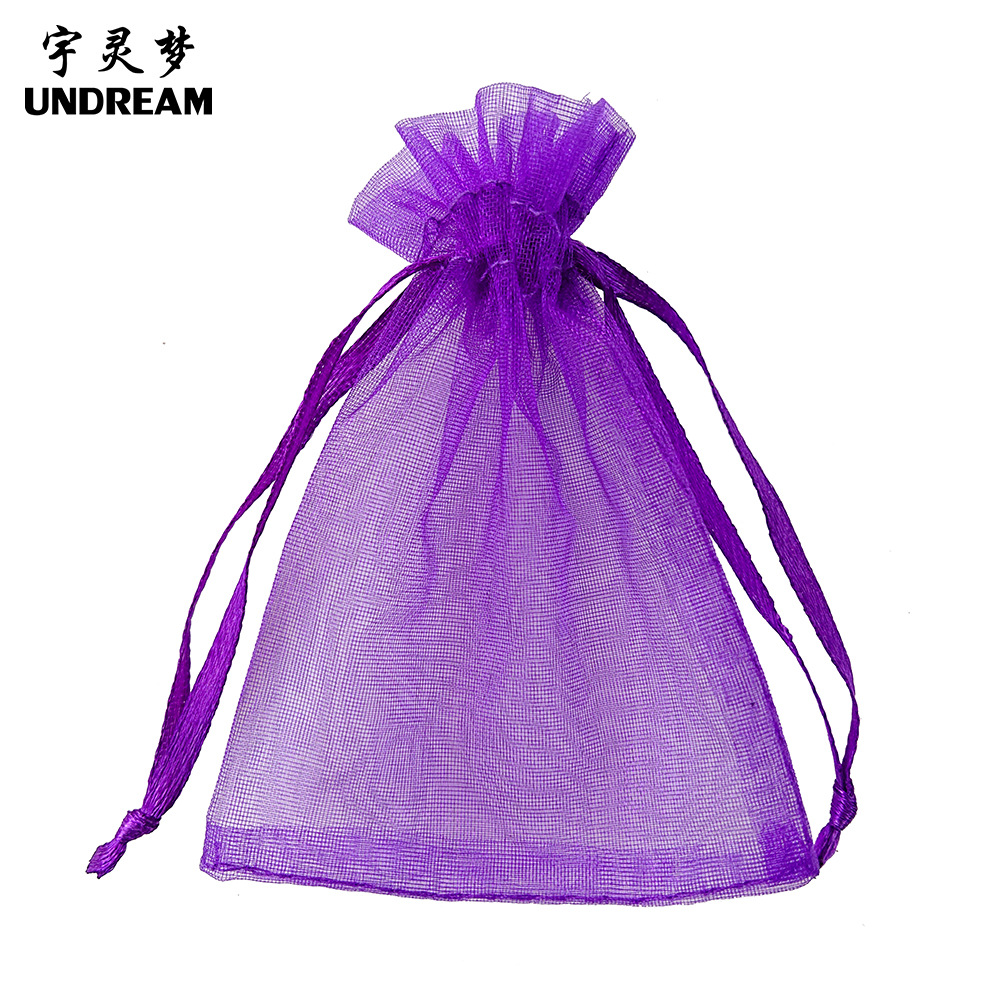 束口色丁袋 印刷logo假发袋 产品包装珠宝袋子 材料 色丁布 颜色 紫色