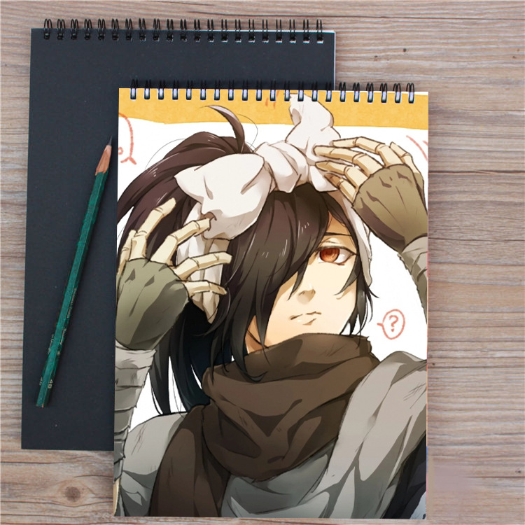 多罗罗百鬼丸美绪漫展文具店学生美术本素描本涂鸦本动漫周边