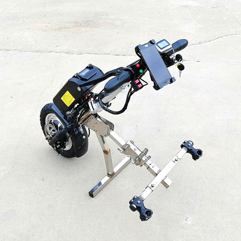 电动轮椅车头 运动轮椅折叠轮椅户外驱动头 锂电池轮椅电动车头