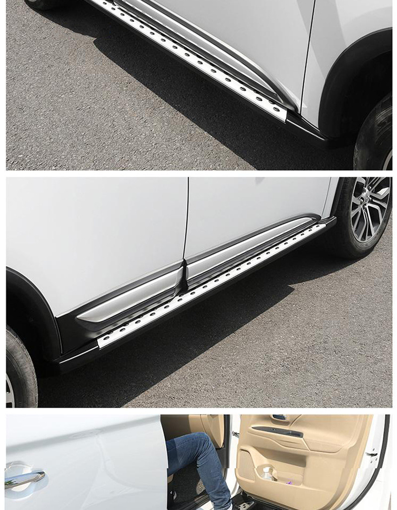 框 铝合金 汽车改装 材质:铝合金 塑料 铁 适用车型:三菱欧蓝德踏板